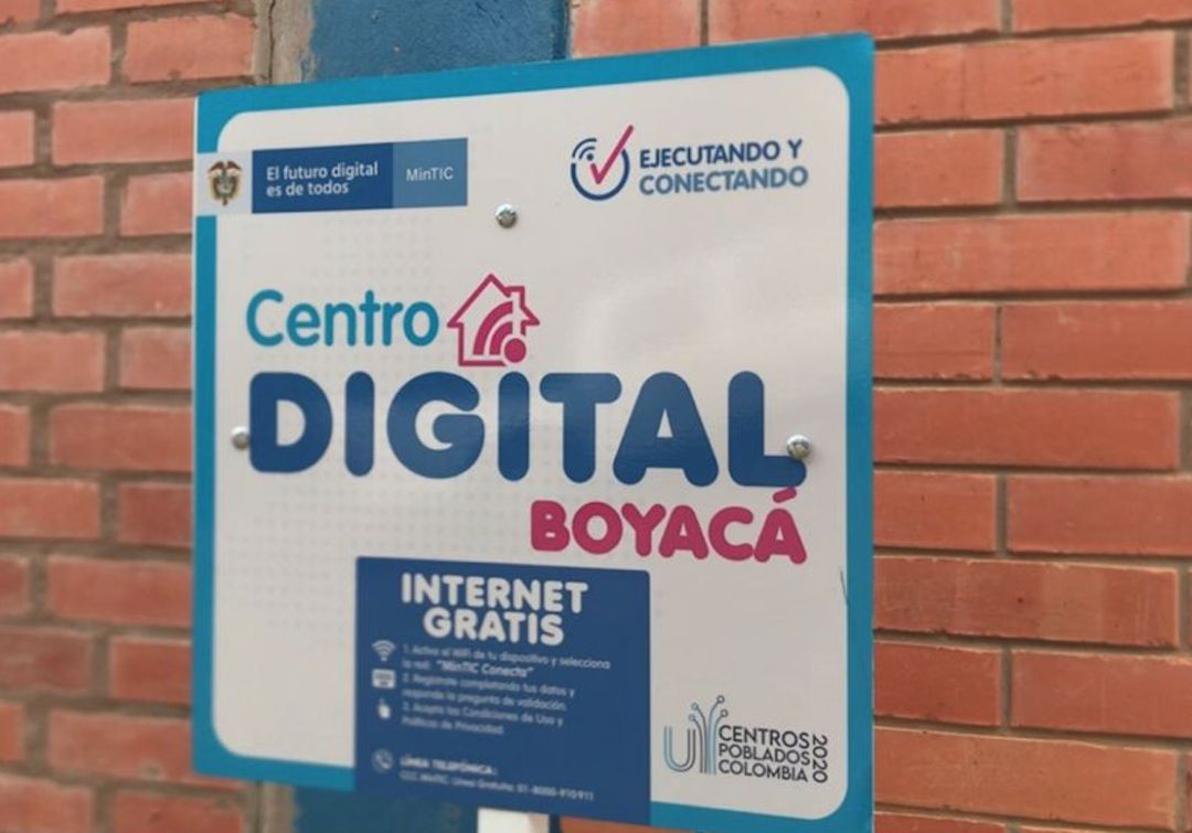 Boyacá reclama Puntos Digitales ‘embolatados’ por MinTic y Centros Poblados