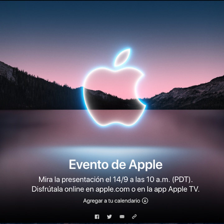 ¡Es oficial! Apple tendrá su Keynote el 14 de septiembre