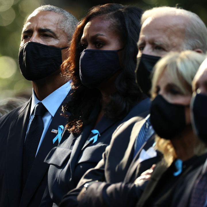 Sobrevivientes, familias y presidentes conmemoraron los 20 años del 11-S