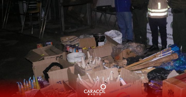 gunpowder bucaramanga santander: Great gunpowder seizure in Bucaramanga |  Bucaramanga |  Present