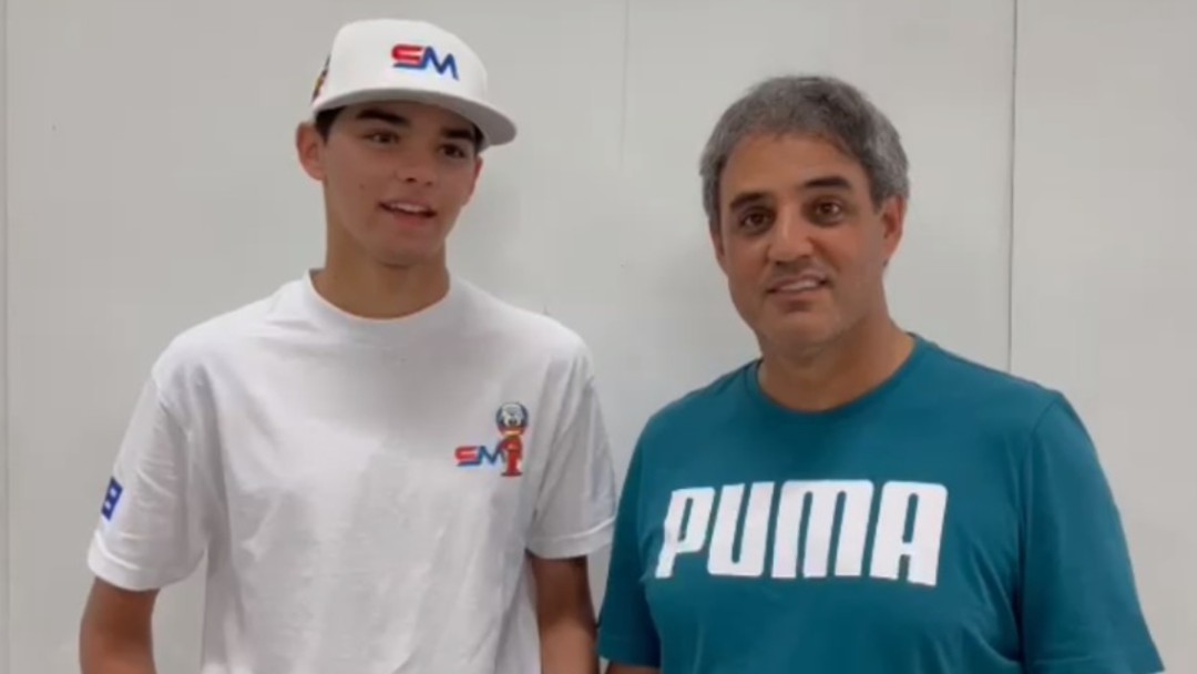 Juan Pablo Montoya y su hijo Sebastián correrán juntos por primera vez