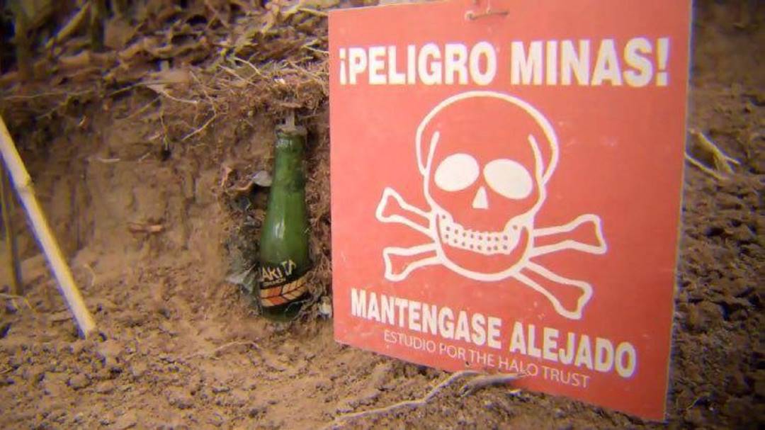 Bogotá fue declarado libre de sospecha de minas antipersonal