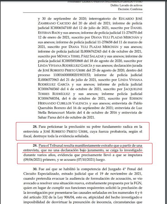 Fallo del Tribunal que niega preclusión en favor de dos empresarios implicados en caso Odebrecht