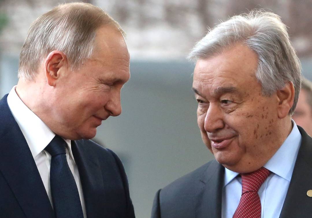 El secretario general de la ONU hablará con Putin sobre Ucrania 