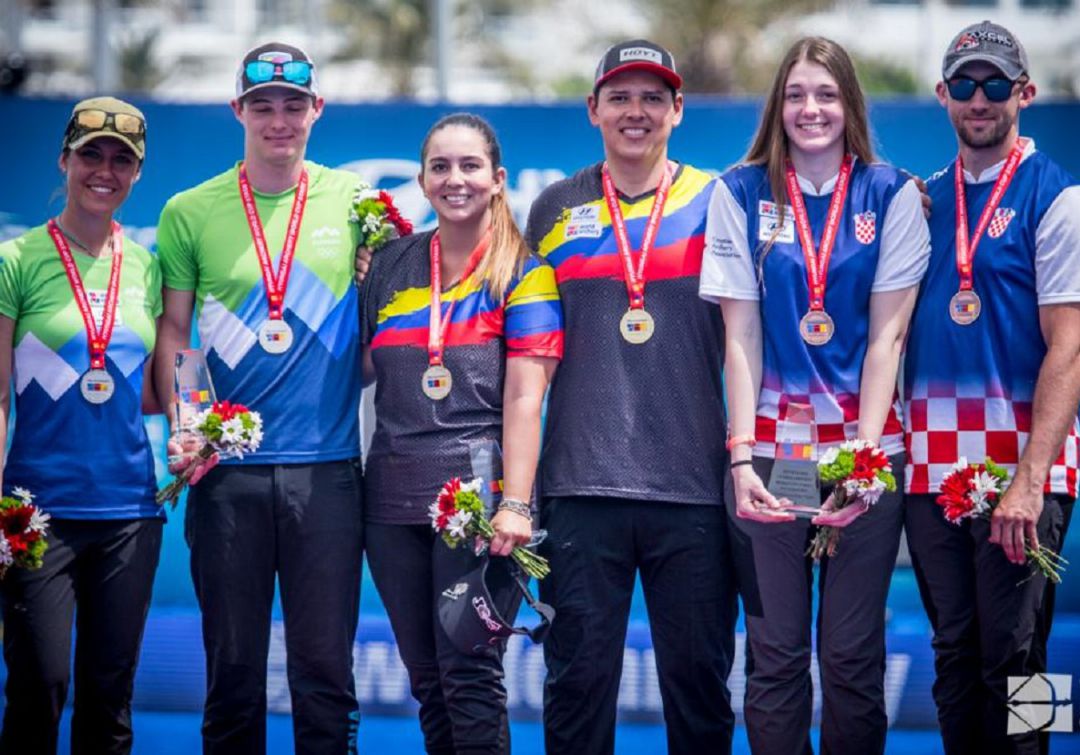 Sara López y Daniel Muñoz, oro en la Copa Mundo de tiro con arco