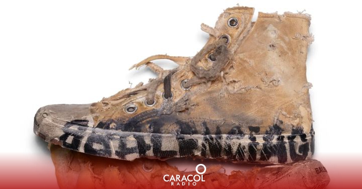 Balenciaga reta a la moda con sus zapatos sucios y destruidos: Balenciaga  reta a la moda con sus zapatos sucios y destruidos | Tendencias | Caracol  Radio