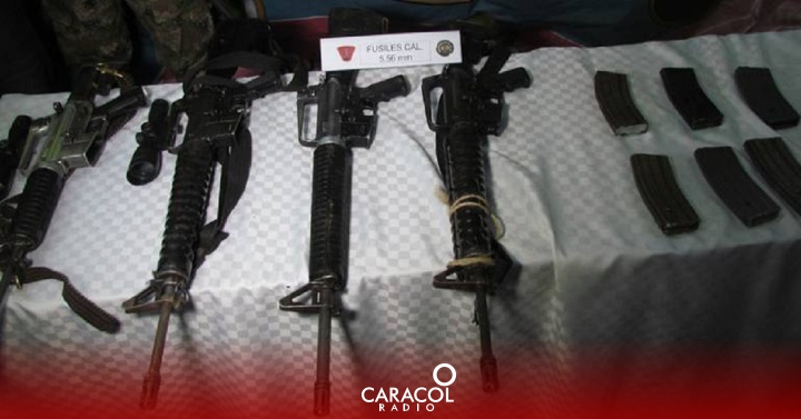 Actions against the ELN: ELN arsenal seized in Ocaña |  Cucuta