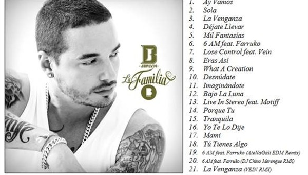 J. Balvin Presenta Su Nuevo álbum "La Familia B Sides ...